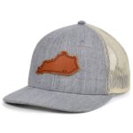 Local Crowns Texa s Heather Leather State Patch Curved