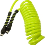 Flexzilla Polyurethane Recoil Air Hose, 1/4 in. x 10 ft