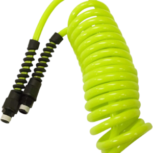 Flexzilla Polyurethane Recoil Air Hose, 1/4 in. x 10 ft