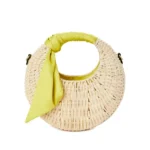 Scoop Women's Small Straw Crescent Bag