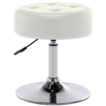 Duhome Modern PU Leather Makeup Stool Round