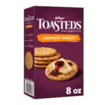 Toasteds Harvest Wheat Crackers, 8 oz
